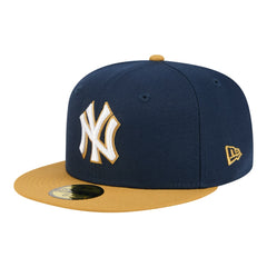 New York Yankees Two-Tone Color Pack 59FIFTY Fitted Hat Navy/Khaki