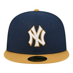 New York Yankees Two-Tone Color Pack 59FIFTY Fitted Hat Navy/Khaki