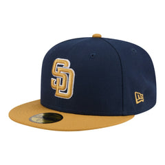 San Diego Padres Two-Tone Color Pack 59FIFTY Fitted Hat Navy/Khaki
