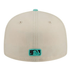 Seattle Mariners Two-Tone Color Pack 59FIFTY Fitted Hat Light Beige/Turquoise
