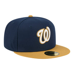 Washington Nationals Two-Tone Color Pack 59FIFTY Fitted Hat Navy/Khaki