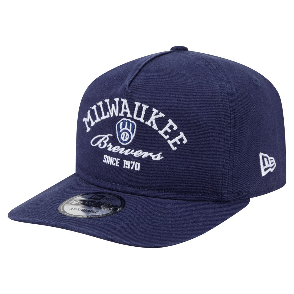 Milwaukee Brewers Stacked 19TWENTY Adjustable Hat Navy