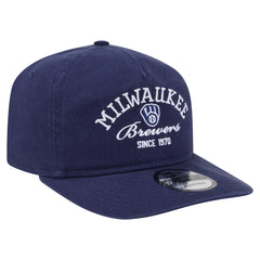 Milwaukee Brewers Stacked 19TWENTY Adjustable Hat Navy