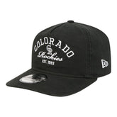 Colorado Rockies Stacked 19TWENTY Adjustable Hat Black