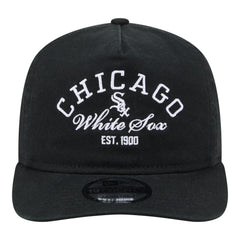 Chicago White Sox Stacked 19TWENTY Adjustable Hat Black
