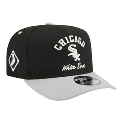 Chicago White Sox Arched A-Frame 9FIFTY Adjustable Hat Black