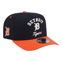 Detroit Tigers Arched A-Frame 9FIFTY Adjustable Hat Navy/Orange