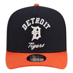 Detroit Tigers Arched A-Frame 9FIFTY Adjustable Hat Navy/Orange