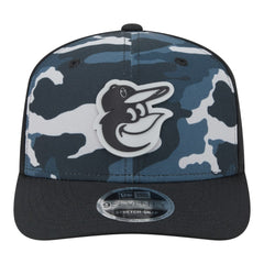 Baltimore Orioles Tonal Camo 9SEVENTY Stretch-Snap Hat Black