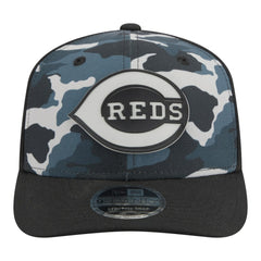 Cincinnati Reds Tonal Camo 9SEVENTY Stretch-Snap Hat Black