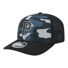 Pittsburgh Pirates Tonal Camo 9SEVENTY Stretch-Snap Hat Black