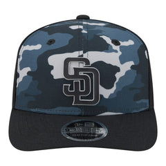 San Diego Padres Tonal Camo 9SEVENTY Stretch-Snap Hat Black