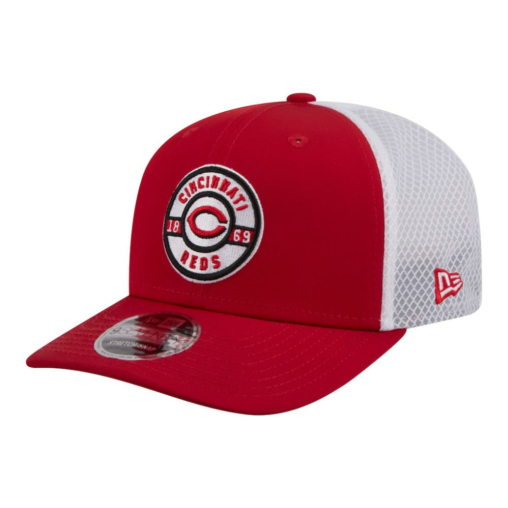 Cincinnati Reds Active 9SEVENTY Adjustable Trucker Hat Red