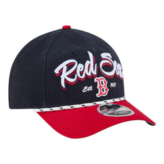 Boston Red Sox Team Loyal 9FORTY M-Crown Adjustable Hat Navy/Red