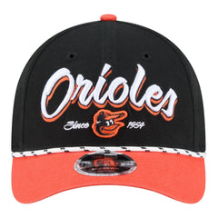 Baltimore Orioles Team Loyal 9FORTY M-Crown Adjustable Hat Black/Orange