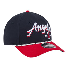 Los Angeles Angels Team Loyal 9FORTY M-Crown Adjustable Hat Navy/Red