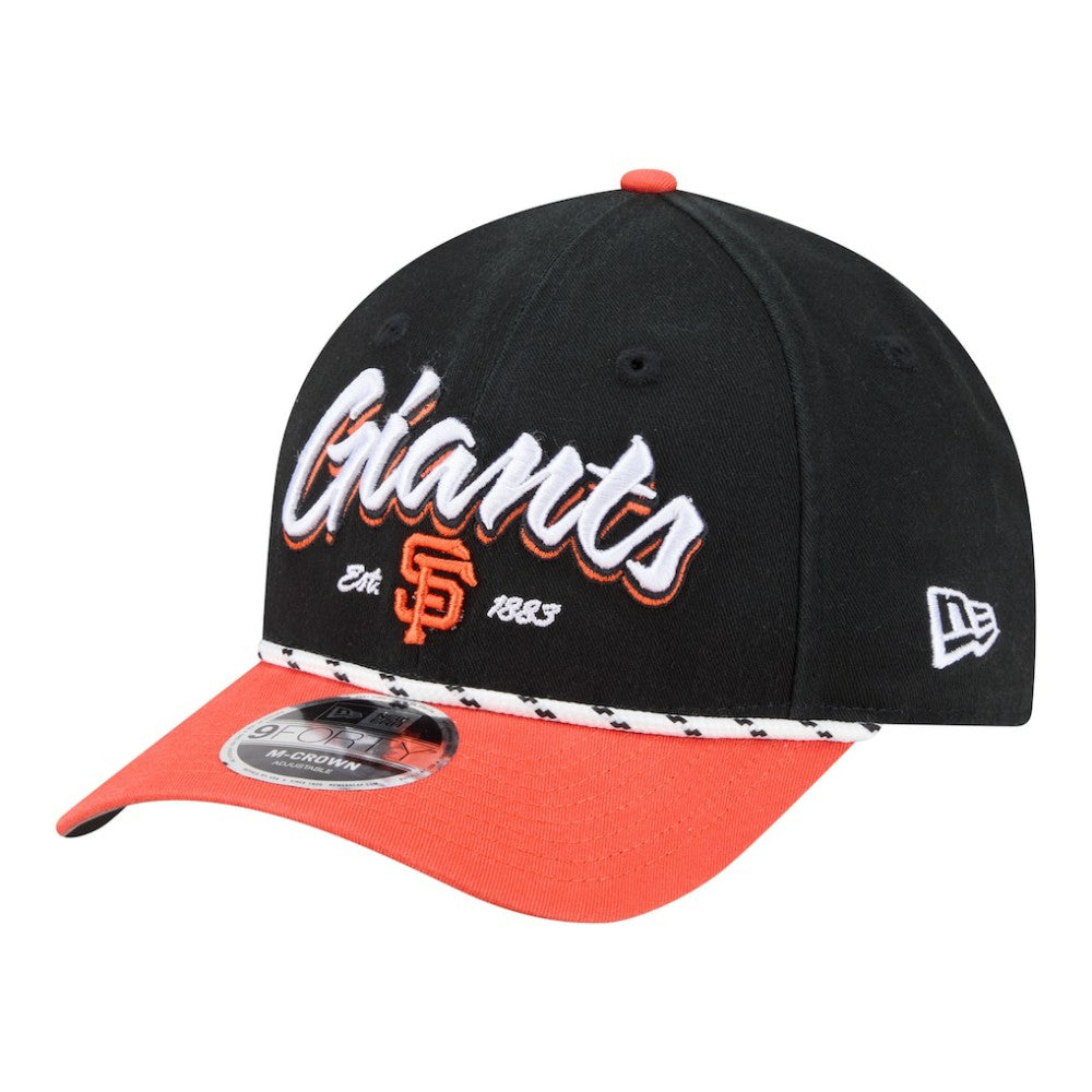 San Francisco Giants Team Loyal 9FORTY M-Crown Adjustable Hat Black/Orange