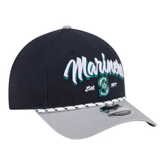 Seattle Mariners Team Loyal 9FORTY M-Crown Adjustable Hat Navy/Gray