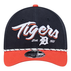 Detroit Tigers Team Loyal 9FORTY M-Crown Adjustable Hat Navy/Orange