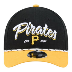 Pittsburgh Pirates Team Loyal 9FORTY M-Crown Adjustable Hat Black/Gold