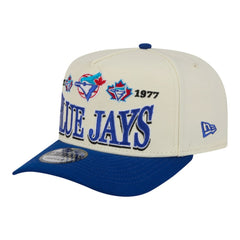 Toronto Blue Jays Throwback Tri-Hit A-Frame 9FIFTY Adjustable Hat Cream