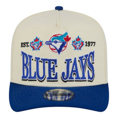 Toronto Blue Jays Throwback Tri-Hit A-Frame 9FIFTY Adjustable Hat Cream