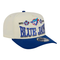 Toronto Blue Jays Throwback Tri-Hit A-Frame 9FIFTY Adjustable Hat Cream