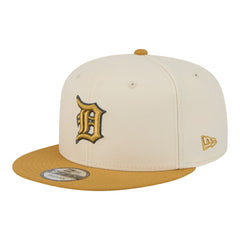 Detroit Tigers 2-Tone Color Pack 9FIFTY Snapback Hat Light Beige/Khaki