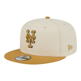 New York Mets Two-Tone Color Pack 9FIFTY Snapback Hat Light Beige/Khaki