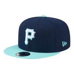 Pittsburgh Pirates Two-Tone Color Pack 9FIFTY Snapback Hat Navy/Turquoise
