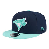 Toronto Blue Jays 2-Tone Color Pack 9FIFTY Snapback Hat Navy/Turquoise