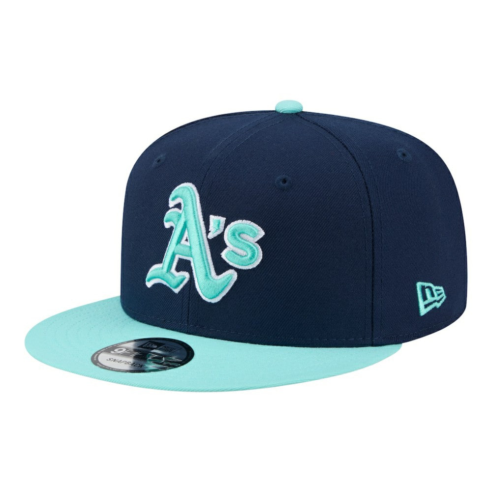 Athletics Two-Tone Color Pack 9FIFTY Snapback Hat Navy/Turquoise