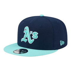 Athletics Two-Tone Color Pack 9FIFTY Snapback Hat Navy/Turquoise