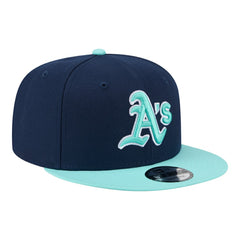 Athletics Two-Tone Color Pack 9FIFTY Snapback Hat Navy/Turquoise