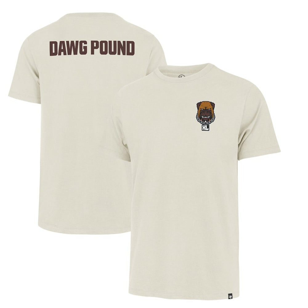 Cleveland Browns '47 Dawg Pound XL Backer Franklin T-Shirt - Cream on sale
