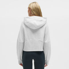 Baltimore Ravens lululemon Women's Scuba Oversized Half-Zip Hoodie - Heathered Core Ultra Light Grey online