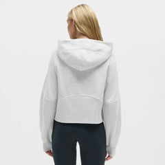 Cleveland Browns lululemon Women's Scuba Oversized Half-Zip Hoodie - Heathered Core Ultra Light Grey cheap