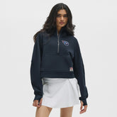 Tennessee Titans lululemon Women's Scuba Oversized Half-Zip Hoodie - True Navy on sale