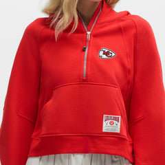Kansas City Chiefs lululemon Women's Scuba Oversized Half-Zip Hoodie - True Red on sale