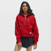 Tampa Bay Buccaneers lululemon Women's Scuba Oversized Half-Zip Hoodie - College Crimson on sale