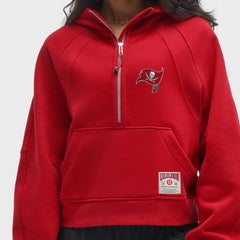 Tampa Bay Buccaneers lululemon Women's Scuba Oversized Half-Zip Hoodie - College Crimson on sale