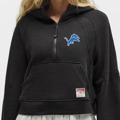 Detroit Lions lululemon Women's Scuba Oversized Half-Zip Hoodie - Black outlet