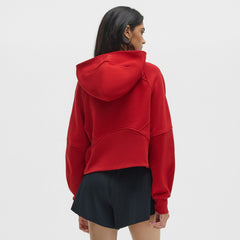 Atlanta Falcons lululemon Women's Scuba Oversized Half-Zip Hoodie - College Crimson on sale