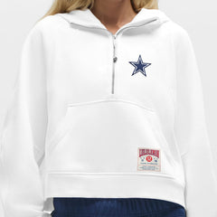 Dallas Cowboys lululemon Women's Scuba Oversized Half-Zip Hoodie - White cheap