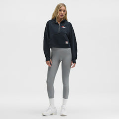 Denver Broncos lululemon Women's Scuba Oversized Half-Zip Hoodie - True Navy for sale