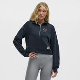 Houston Texans lululemon Women's Scuba Oversized Half-Zip Hoodie - True Navy online