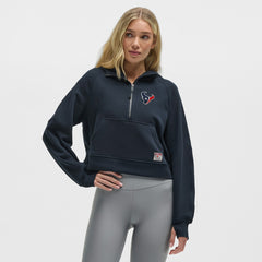 Houston Texans lululemon Women's Scuba Oversized Half-Zip Hoodie - True Navy online