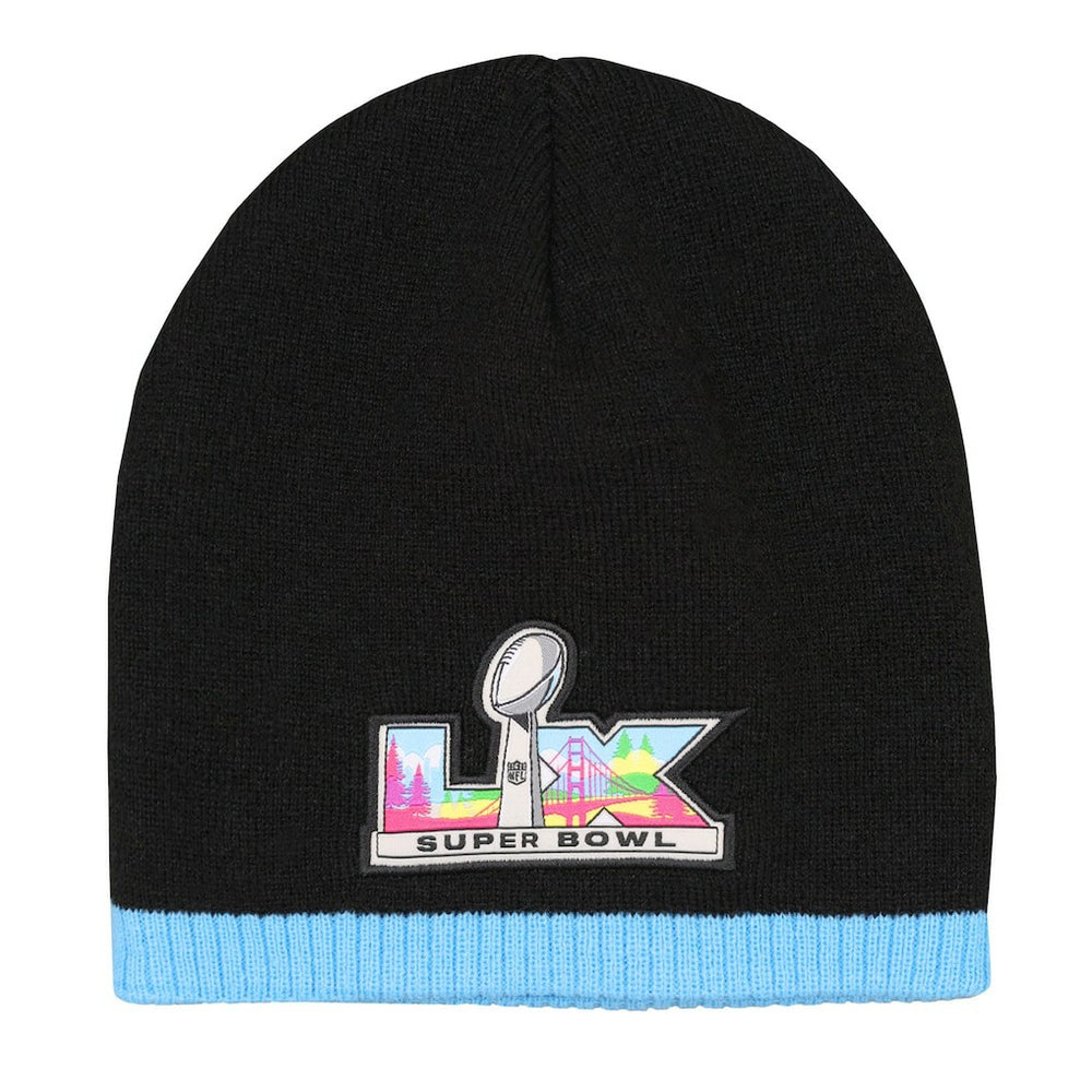 Super Bowl LX Outerstuff Youth Uncuffed Knit Hat - Black online