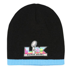 Super Bowl LX Outerstuff Youth Uncuffed Knit Hat - Black online