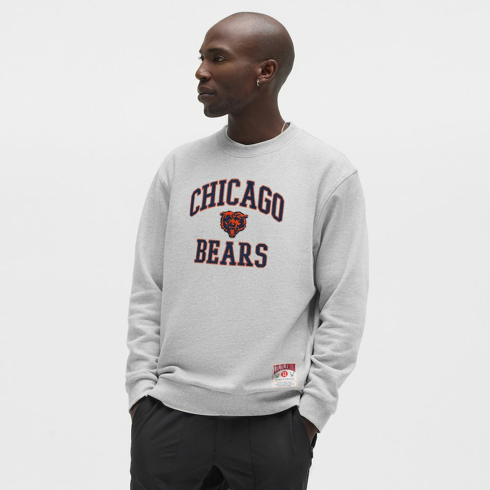 Chicago Bears lululemon Steady State Sweatshirt - Heathered Silver Drop for sale